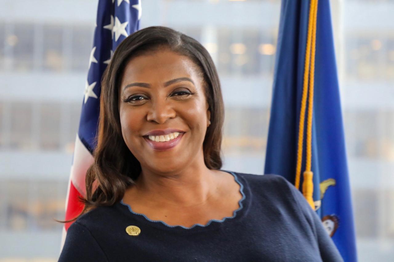Headshot of Attorney General Letitia James
